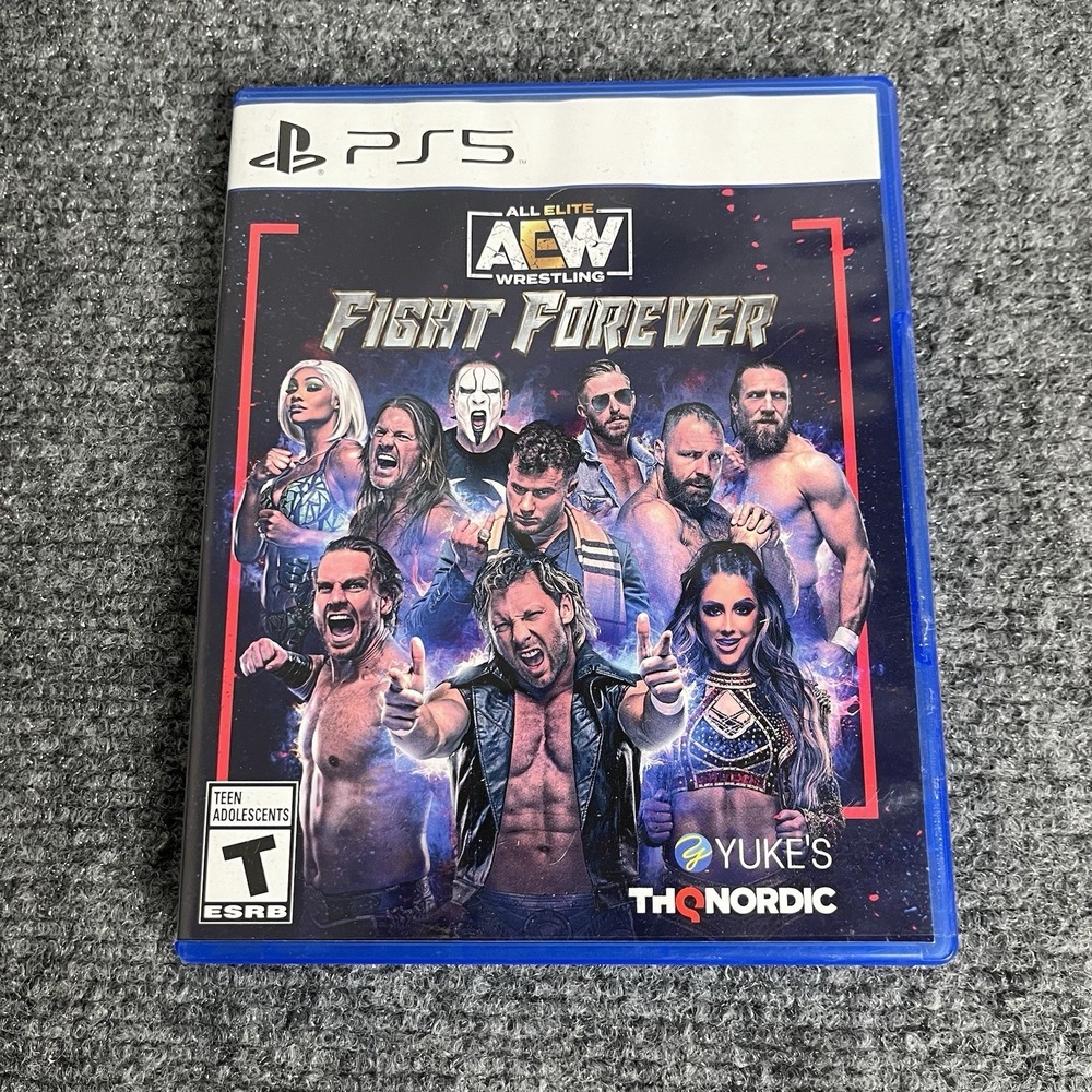 AEW Fight Forever PS5 THQ Nordic Wrestling Arcade Multiplayer Action Video Game